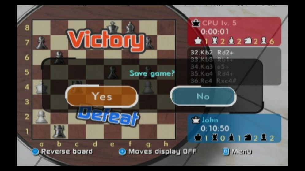 Screenshot ze hry Wii Chess - Recenze-her.cz
