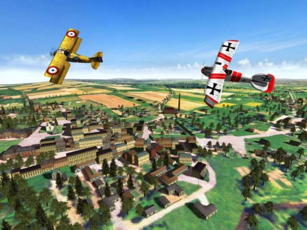 Screenshot ze hry Wings of War - Recenze-her.cz