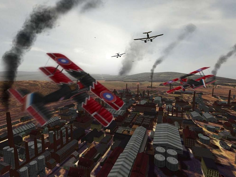Screenshot ze hry Wings of War - Recenze-her.cz