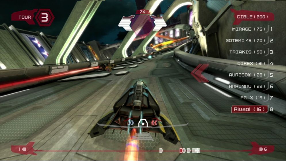 Screenshot ze hry WipEout HD: Fury - Recenze-her.cz