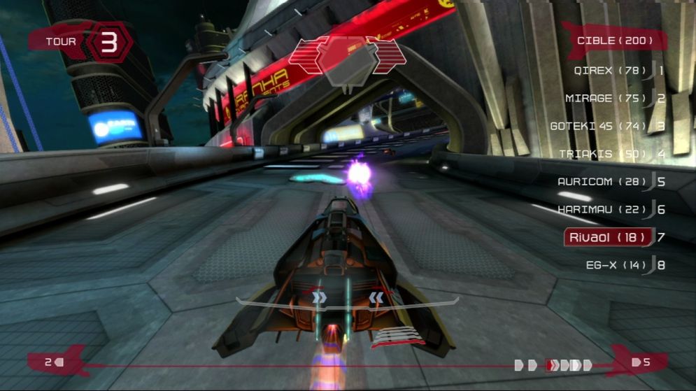 Screenshot ze hry WipEout HD: Fury - Recenze-her.cz