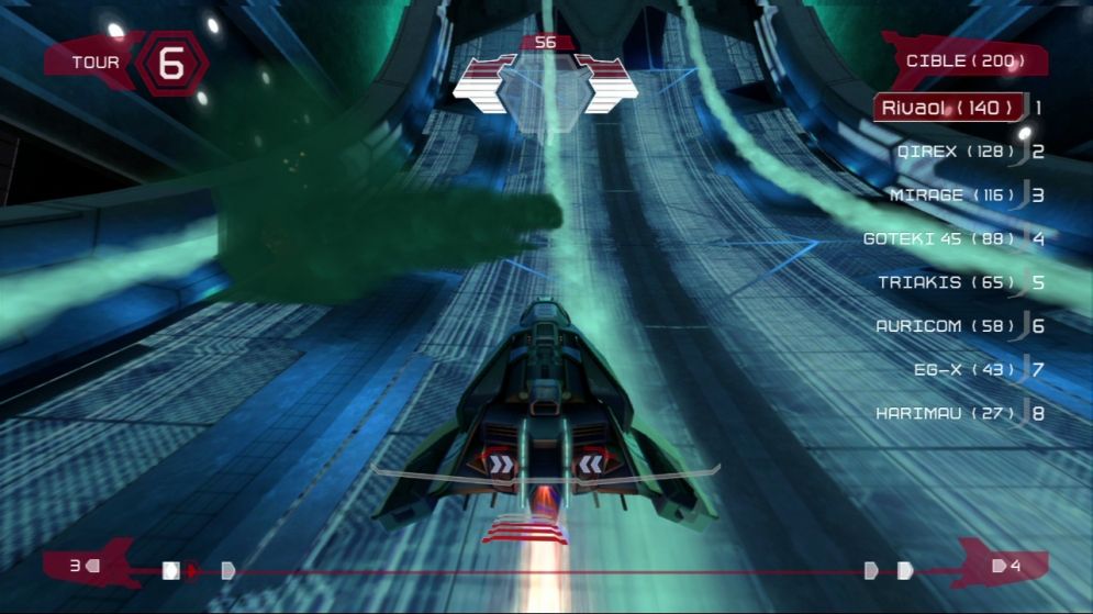 Screenshot ze hry WipEout HD: Fury - Recenze-her.cz
