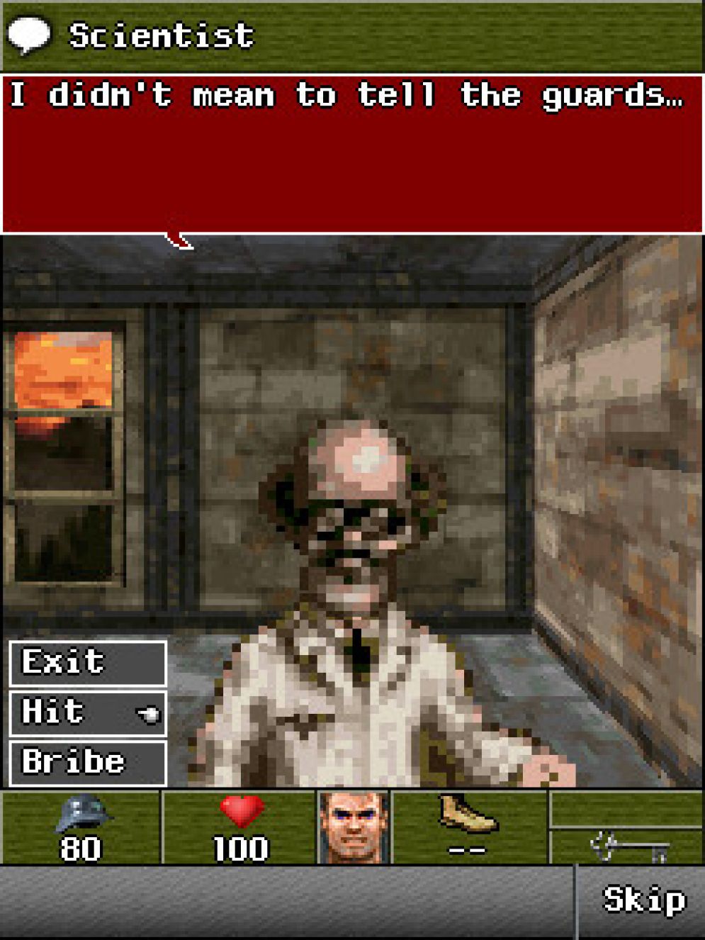 Screenshot ze hry Wolfenstein RPG - Recenze-her.cz