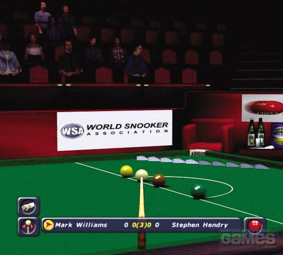 Screenshot ze hry World Championship Snooker 2002 - Recenze-her.cz