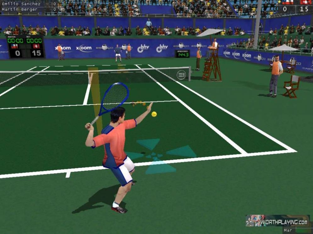 Screenshot ze hry World Championship Tennis - Recenze-her.cz