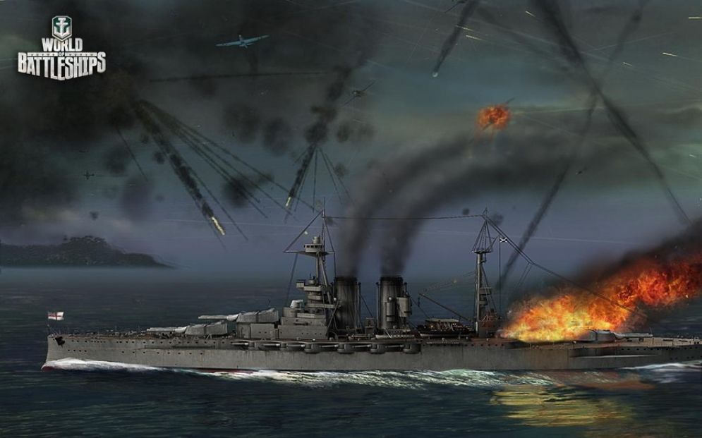 Screenshot ze hry World of Battleships - Recenze-her.cz
