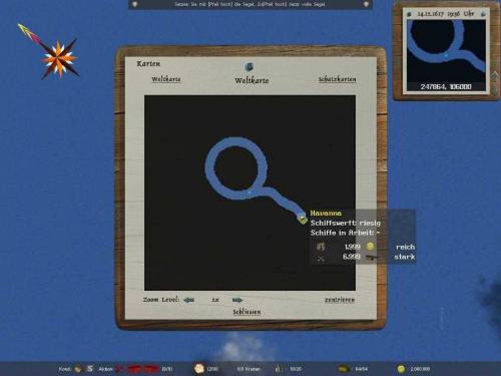 Screenshot ze hry World of Pirates - Recenze-her.cz