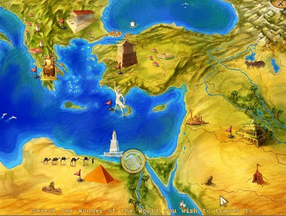 Screenshot ze hry World Riddles: Seven Wonders - Recenze-her.cz