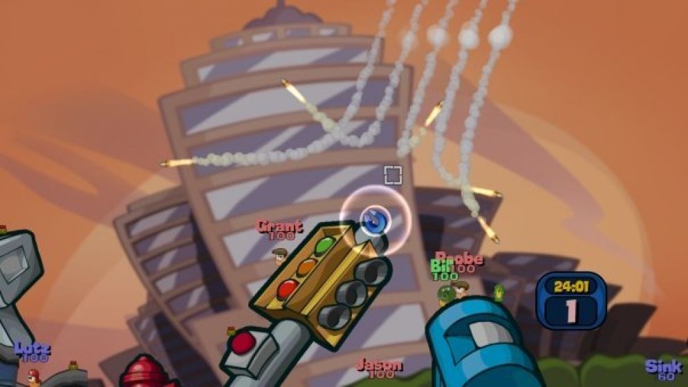 Screenshot ze hry Worms 2: Armageddon - Recenze-her.cz