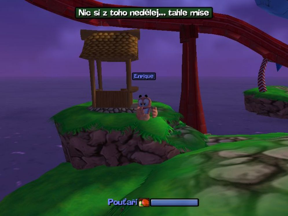 Screenshot ze hry Worms 3D - Recenze-her.cz
