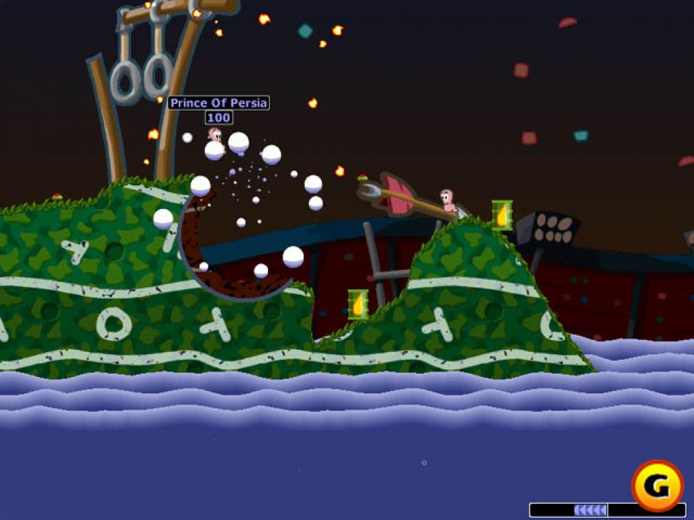 Screenshot ze hry Worms Armageddon - Recenze-her.cz