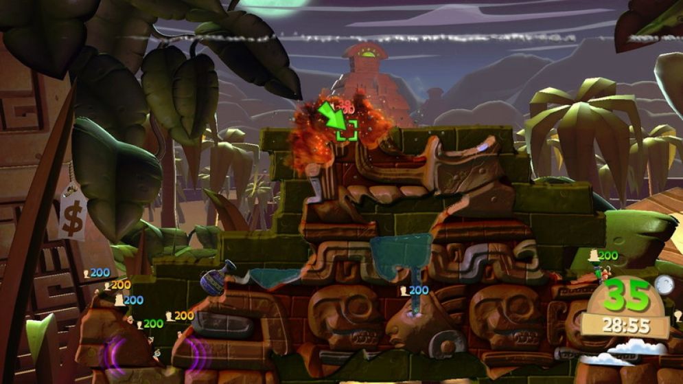Screenshot ze hry Worms: Clan Wars - Recenze-her.cz