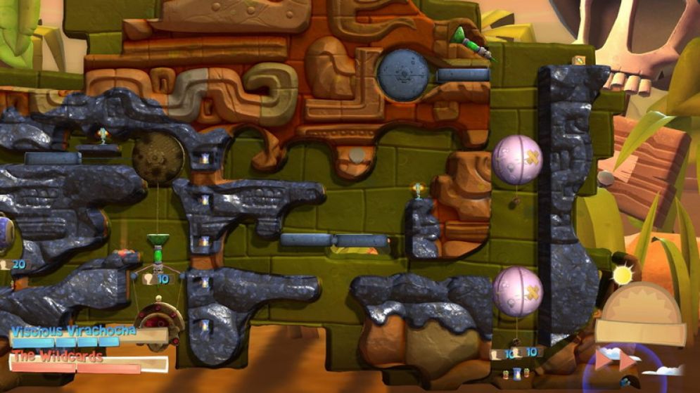 Screenshot ze hry Worms: Clan Wars - Recenze-her.cz