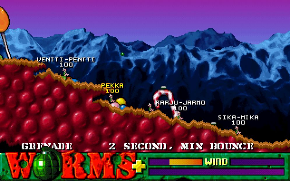 Screenshot ze hry Worms Reinforcements - Recenze-her.cz