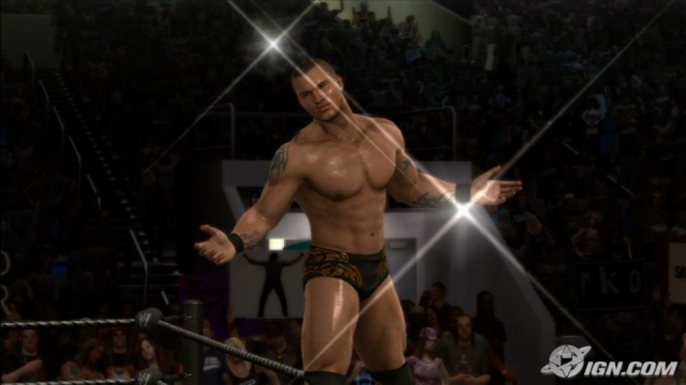 Screenshot ze hry WWE SmackDown! vs. RAW 2009 - Recenze-her.cz