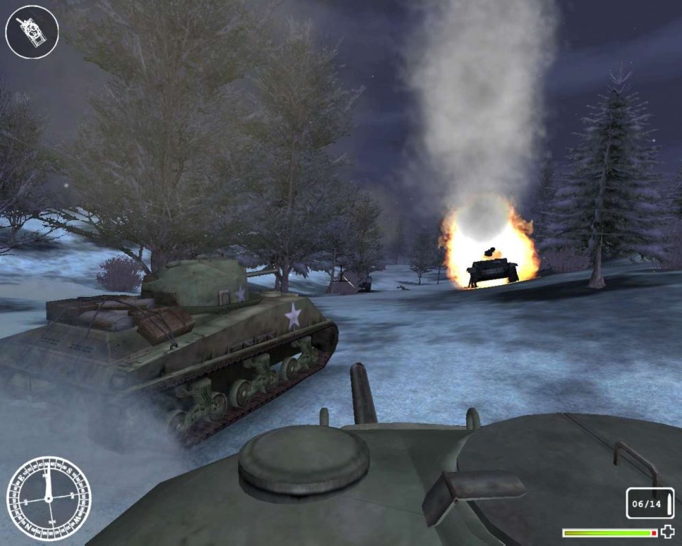 Screenshot ze hry WWII Tank Commander - Recenze-her.cz