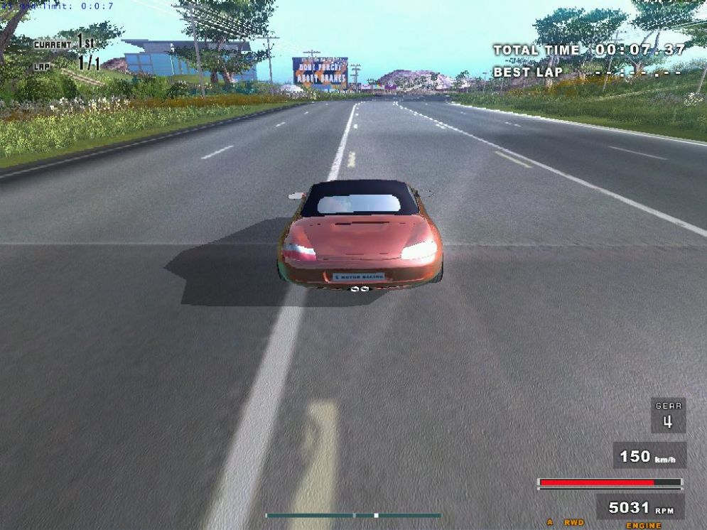 Screenshot ze hry X Motor Racing - Recenze-her.cz