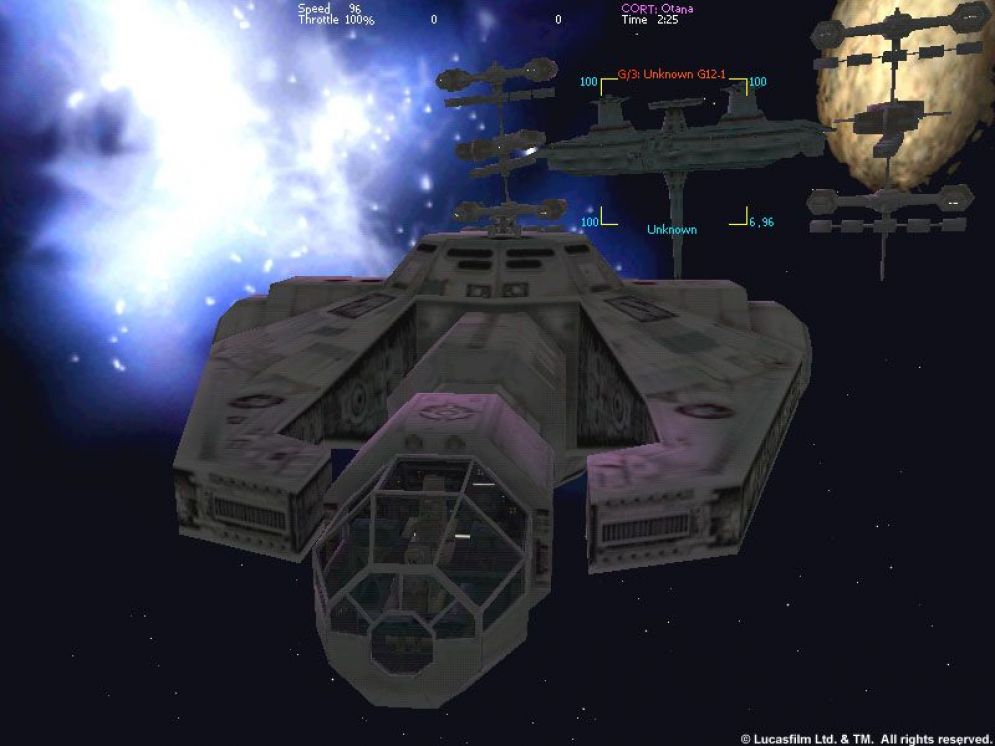 Screenshot ze hry X-Wing Alliance - Recenze-her.cz