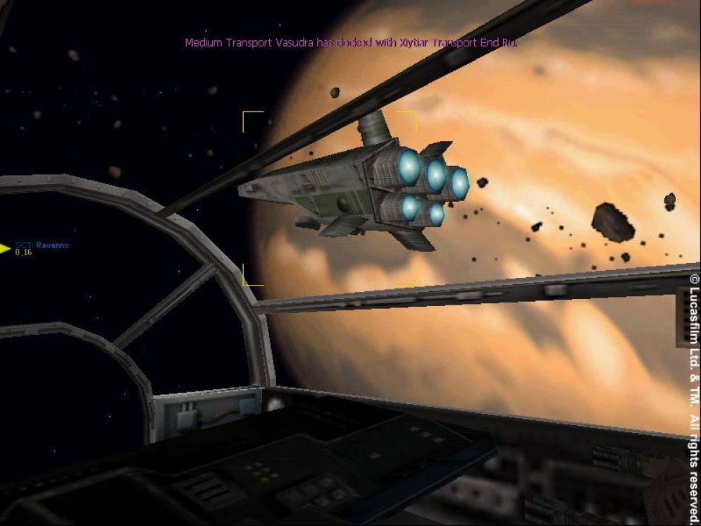 Screenshot ze hry X-Wing Alliance - Recenze-her.cz
