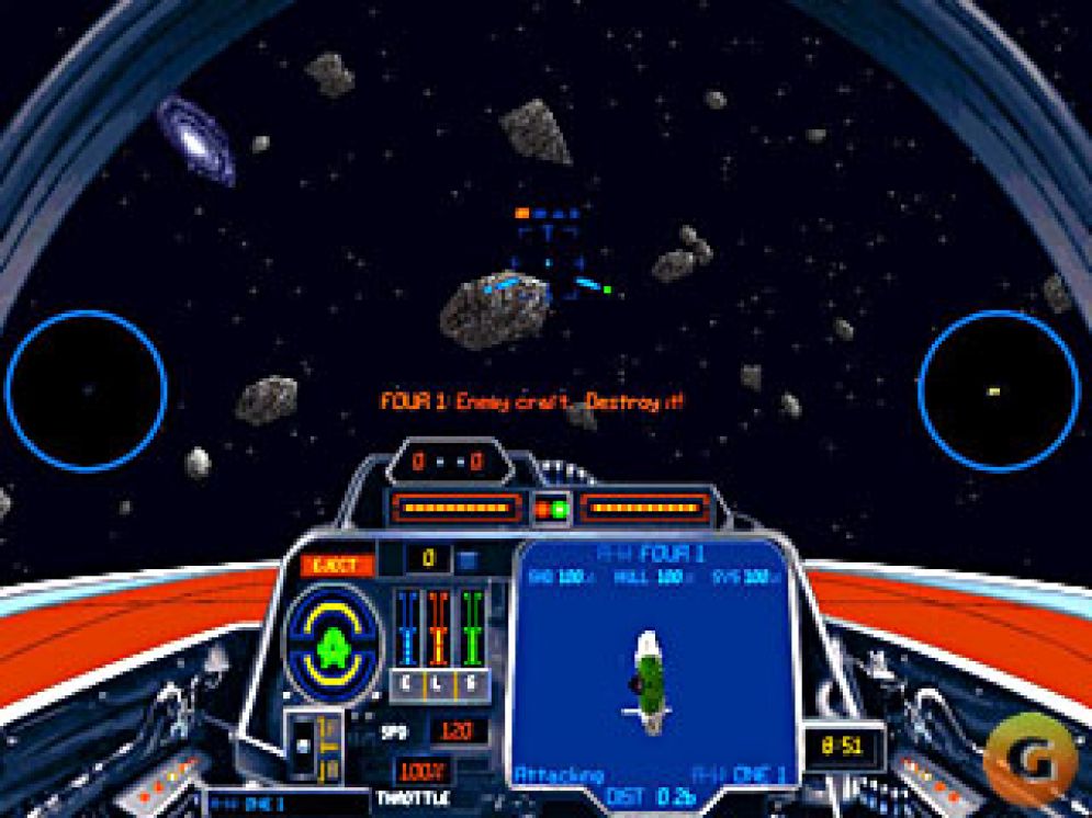 Screenshot ze hry X-Wing vs. Tie Fighter - Recenze-her.cz