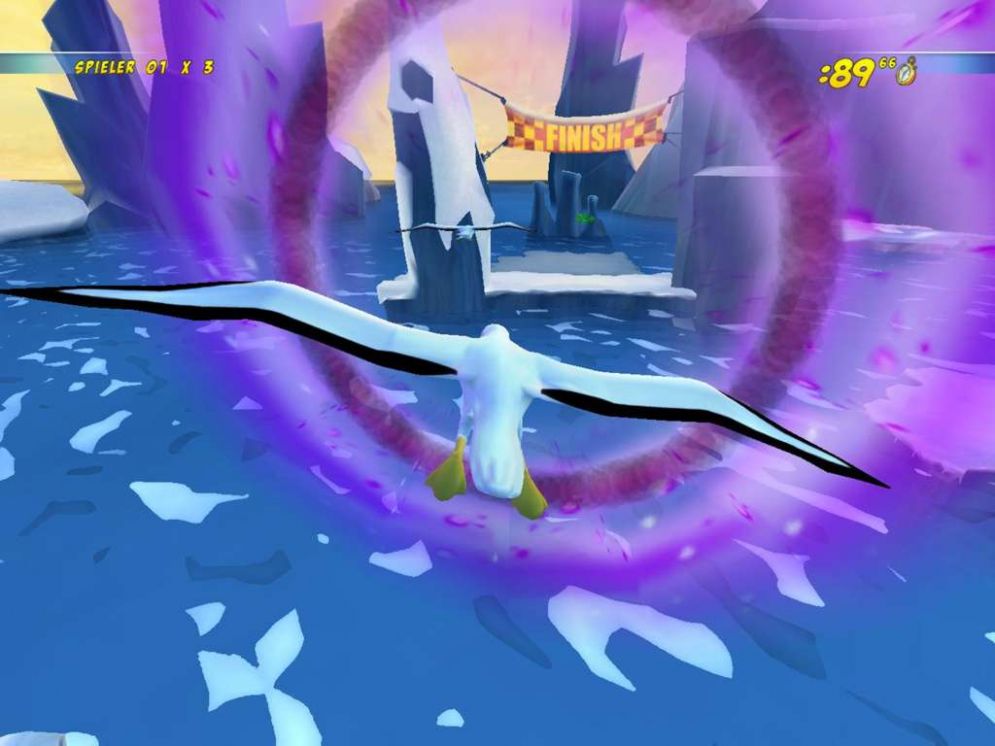 Screenshot ze hry Yetisports Arctic Adventure - Recenze-her.cz