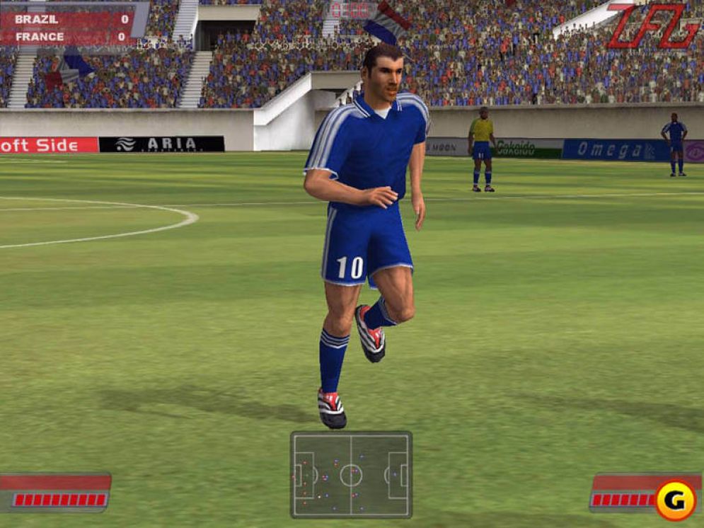 Screenshot ze hry Zidane Football Generation  - Recenze-her.cz