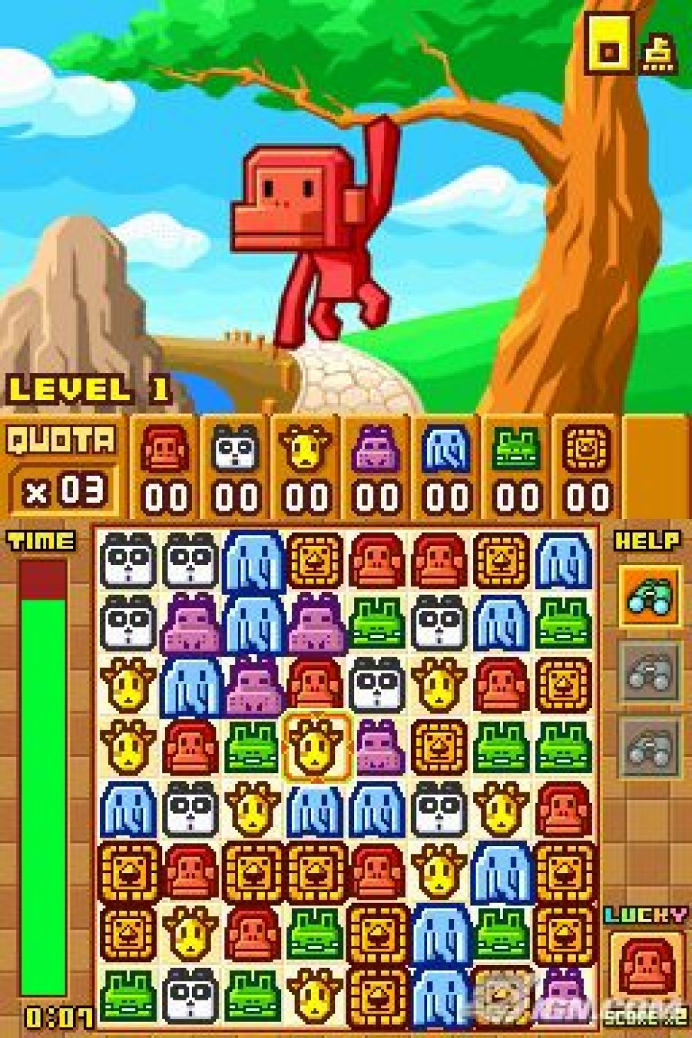 Screenshot ze hry Zoo Keeper - Recenze-her.cz